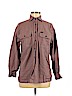 Faconnable Orange 3/4 Sleeve Button-Down Shirt Size S - photo 1