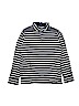 Lands' End Stripes Blue Pullover Sweater Size 10 - 12 - photo 1