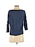 Eileen Fisher Blue 3/4 Sleeve Silk Top Size S (petite) - photo 2