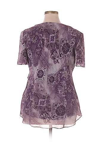 R&M Richards Short Sleeve Blouse (view 2)