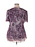 R&M Richards 100% Polyester Purple Short Sleeve Blouse Size 18 - photo 2