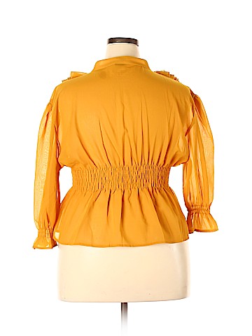 Check Me First 3/4 Sleeve Blouse (view 2)