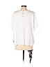 Zara 100% Cotton White Short Sleeve Top Size L - photo 2