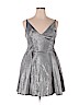 ASOS Silver Casual Dress Size 14 - photo 1