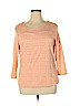 Roz & Ali Pink 3/4 Sleeve Blouse Size XL - photo 1