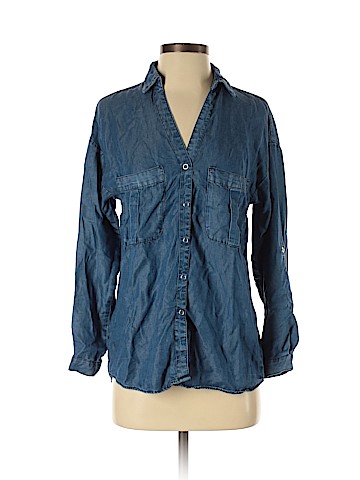 Zara Long Sleeve Button-Down Shirt (view 1)