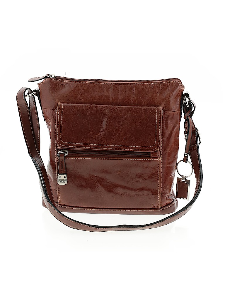 Giani Bernini Color Block Solid Brown Shoulder Bag One Size - 79% off ...