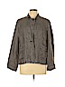 Eileen Fisher 100% Linen Gray Blazer Size L (petite) - photo 1