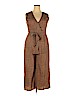 Jessica Carlyle 100% Polyester Tan Jumpsuit Size XXL - photo 1