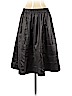 Tibi 100% Polyester Black Faux Leather Skirt Size M - photo 1
