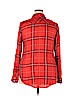 A New Day 100% Rayon Red Long Sleeve Button-Down Shirt Size XXL - photo 2