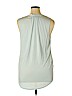 Ann Taylor LOFT 100% Polyester Blue Sleeveless Blouse Size XL - photo 2