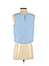 Milly 100% Cotton Blue Sleeveless Blouse Size 6 - photo 2