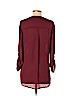 Maurices Swim 100% Polyester Burgundy 3/4 Sleeve Blouse Size S - photo 2