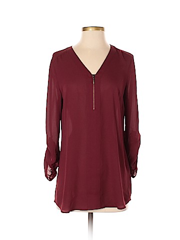Maurices Swim 3/4 Sleeve Blouse (view 1)