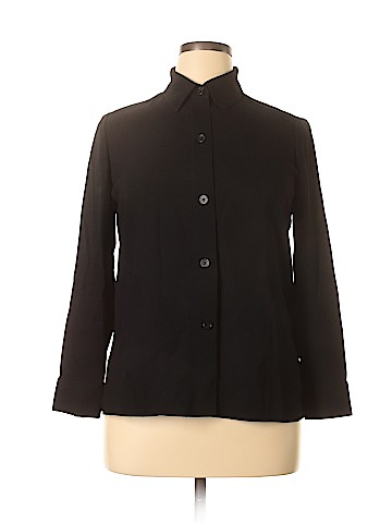 Linda Allard Ellen Tracy Long Sleeve Blouse (view 1)