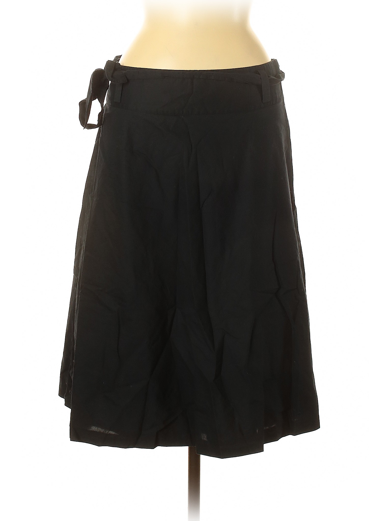 Lands' End Women Black Casual Skirt 6 | eBay