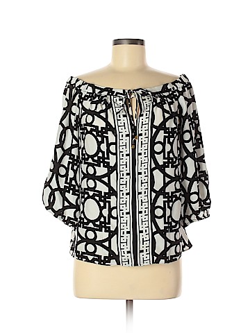 Alice & Trixie 3/4 Sleeve Silk Top (view 1)