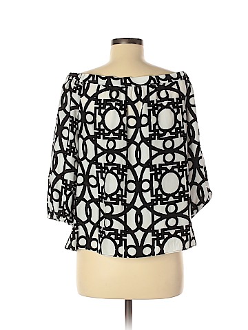 Alice & Trixie 3/4 Sleeve Silk Top (view 2)