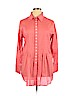 Soft Surroundings 100% Cotton Pink Long Sleeve Button-Down Shirt Size XL - photo 1