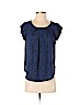 Alice Blue Designed Exclusively for Stitch Fix 100% Polyester Blue Short Sleeve Blouse Size S (petite) - photo 1