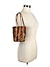 Erica Wilson 100% Silk Brown Bucket Bag One size - photo 2