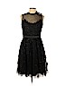 Basix II 100% Nylon Black Cocktail Dress Size 12 - photo 1