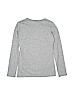 Nike 100% Cotton Solid Gray Long Sleeve T-Shirt Size M (youth) - photo 2