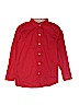Nautica 100% Cotton Red Long Sleeve Button-Down Shirt Size 18 - 20 - photo 1