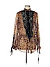 Dolce & Gabbana Brown Long Sleeve Blouse Size EU (IT) 44 / US 8 - photo 1