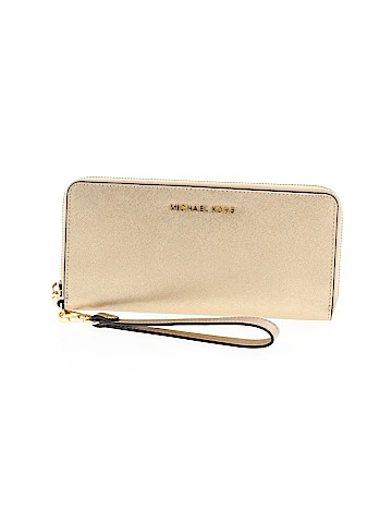 MICHAEL Michael Kors Leather Wristlet (view 1)