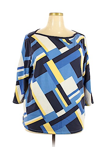 Lauren by Ralph Lauren 3/4 Sleeve Top (view 1)