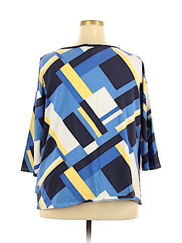 Lauren by Ralph Lauren 3/4 Sleeve Top (view 2)