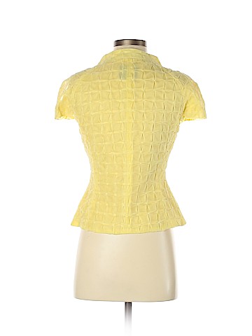 AKRIS for Bergdorf Goodman Short Sleeve Silk Top (view 2)