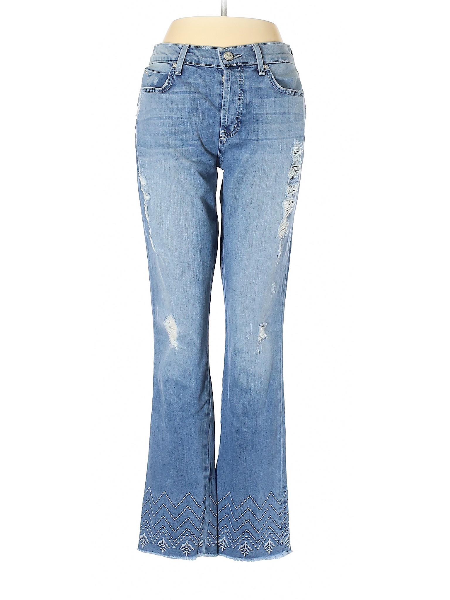 Level 99 Women Blue Jeans 28W | eBay