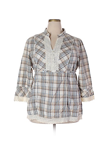 Faded Glory 3/4 Sleeve Blouse (view 1)