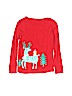 Cat & Jack 100% Cotton Red Long Sleeve T-Shirt Size 3T - photo 1