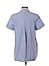 Theory 100% Cotton Blue Short Sleeve Button-Down Shirt Size P (petite) - photo 2