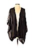 Eileen Fisher 100% Silk Black Kimono Size S - photo 1