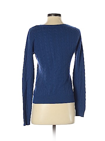 Aqua Cashmere Pullover Sweater (view 2)