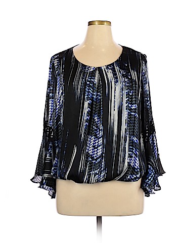 AB Studio 3/4 Sleeve Blouse (view 1)