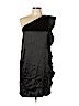 Aqua 100% Polyester Black Cocktail Dress Size L - photo 1