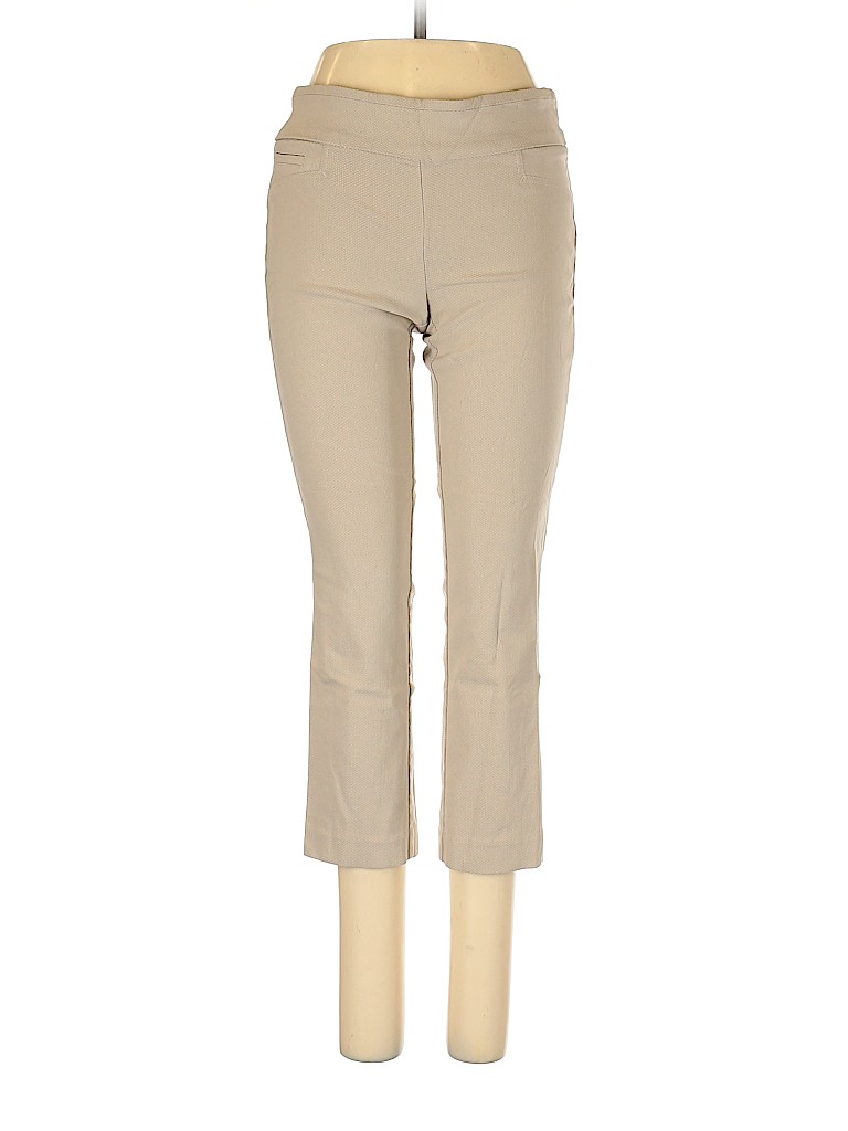 Jasmine & Juliana Solid Tan Casual Pants Size 4 - 83% off | thredUP