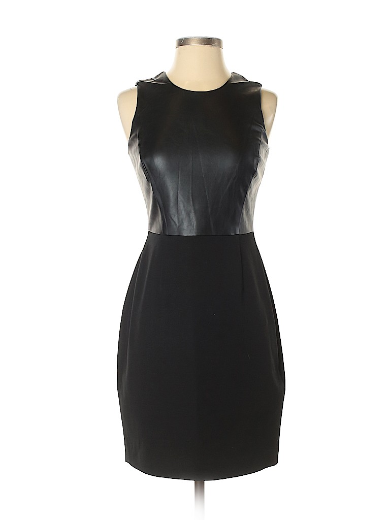 Banana Republic 100% Polyester Black Casual Dress Size 2 (petite) - photo 1