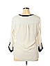 New Directions White Long Sleeve Blouse Size XL - photo 2