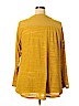 Free 2 luv Yellow Long Sleeve Top Size 2X - photo 2