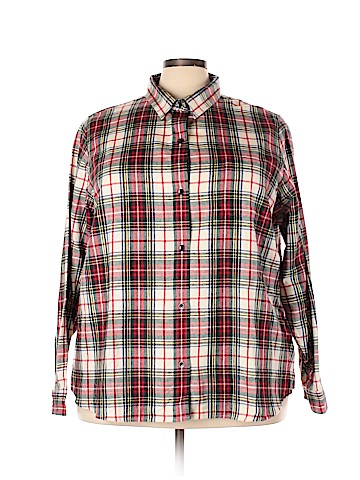 L.L.Bean Long Sleeve Button-Down Shirt (view 1)