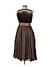 Zara Brown Cocktail Dress Size L - photo 2