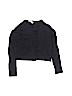 Tory Burch 100% Wool Solid Blue Cardigan Size S (kids) - photo 1