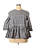 Victoria Beckham for Target Blue 3/4 Sleeve Blouse Size XL - photo 1